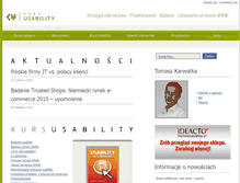 Tablet Screenshot of kursusability.pl
